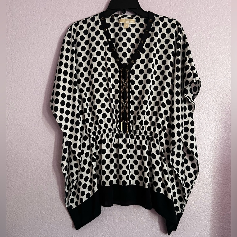 Michael Kors Polka Dotted Blouse